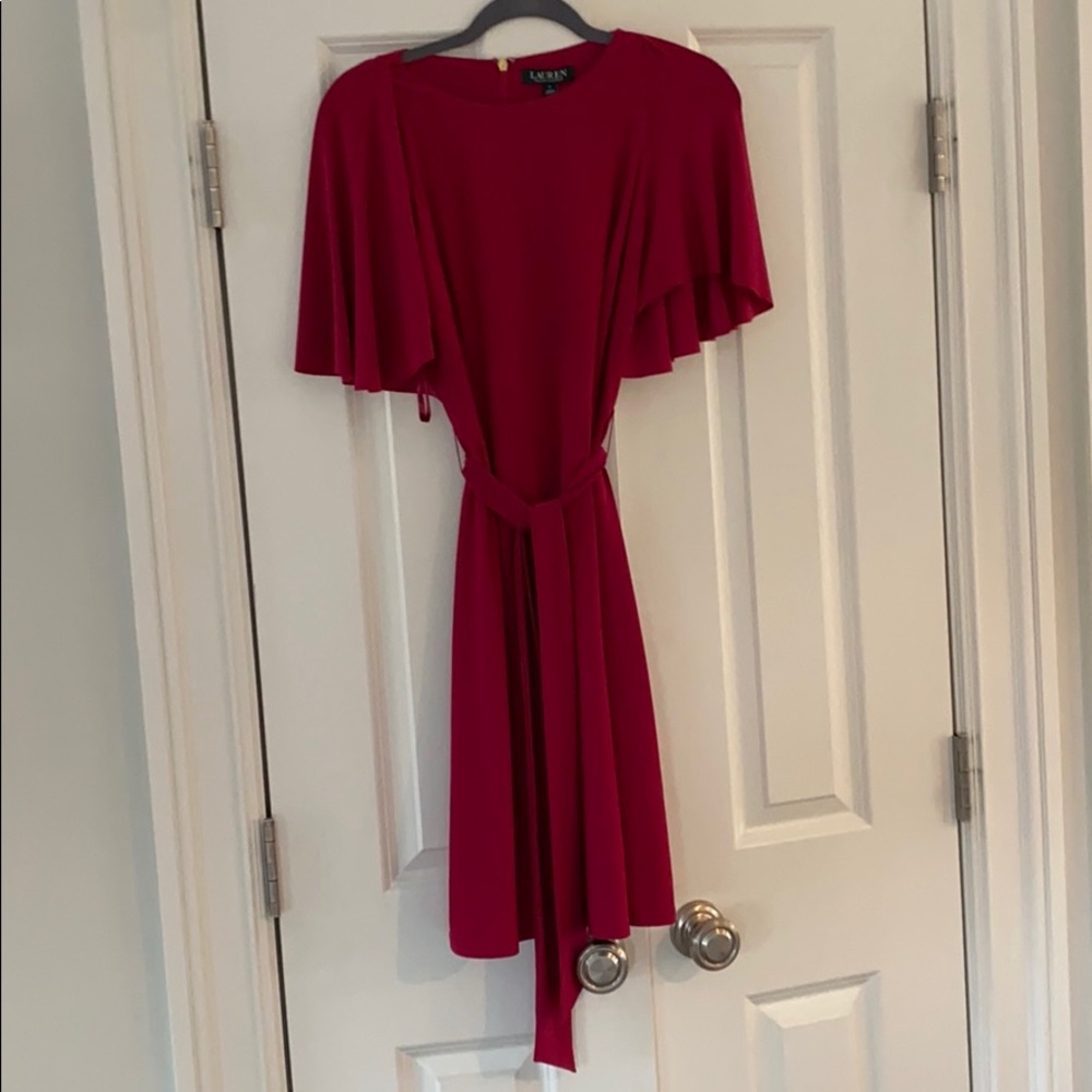 Lauren hot pink dress